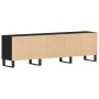 VidaXL Mueble de TV Negro Roble 150x30x44,5 cm Madera Engineered | Foro24.es | Tu tienda online para hogar, jardín y más Foro24.es
