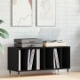 Mueble de discos madera de ingeniería roble negro 100x38x48 cm | Foro24.es | Tu tienda online para hogar, jardín y más Foro24.es