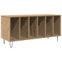 Mueble de discos madera de ingeniería envejecida 100x38x48 cm by , CD and DVD storage - Ref: Foro24-862902, Price: 86,81 €, D...