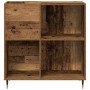 Mueble de discos madera ingeniería roble artisan 84,5x38x89 cm by , CD and DVD storage - Ref: Foro24-862909, Price: 95,81 €, ...