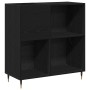 Mueble de discos madera de ingeniería roble negro 84,5x38x89 cm | Foro24.es | Tu tienda online para hogar, jardín y más Foro24.es