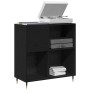 Mueble de discos madera de ingeniería roble negro 84,5x38x89 cm | Foro24.es | Tu tienda online para hogar, jardín y más Foro24.es