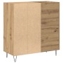 Mueble de discos madera de ingeniería roble negro 84,5x38x89 cm | Foro24.es | Tu tienda online para hogar, jardín y más Foro24.es