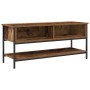 Mueble de TV madera ingeniería y acero envejecida 100x35x45 cm | Foro24.es | Tu tienda online para hogar, jardín y más Foro24.es