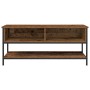 Mueble de TV madera ingeniería y acero envejecida 100x35x45 cm | Foro24.es | Tu tienda online para hogar, jardín y más Foro24.es