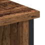 Mueble de TV madera ingeniería y acero envejecida 100x35x45 cm | Foro24.es | Tu tienda online para hogar, jardín y más Foro24.es