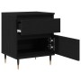 Mesitas de noche 2 uds madera ingeniería roble negro 40x35x50cm von , Nachttische - Ref: Foro24-862966, Preis: 103,88 €, Raba...