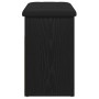 Banco de almacenamiento Negro Roble 60x30x48 cm Madera elaborada von , Bänke für Hallen und Lager - Ref: Foro24-862990, Preis...
