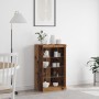 Aparador con luces LED madera envejecida 60,5x37x100 cm | Foro24.es | Tu tienda online para hogar, jardín y más Foro24.es