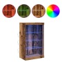 Aparador con luces LED madera envejecida 60,5x37x100 cm | Foro24.es | Tu tienda online para hogar, jardín y más Foro24.es