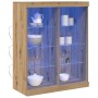 Sideboard con luces LED de Roble Artesano 41x37x100 cm | Foro24.es | Tu tienda online para hogar, jardín y más Foro24.es