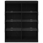 Aparador con Luces LED Roble Negro 41x37x100 cm | Foro24.es | Tu tienda online para hogar, jardín y más Foro24.es