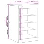 Aparador con luces LED madera roble artisan 41x37x67 cm by , Sideboards - Ref: Foro24-863052, Price: 61,38 €, Discount: %
