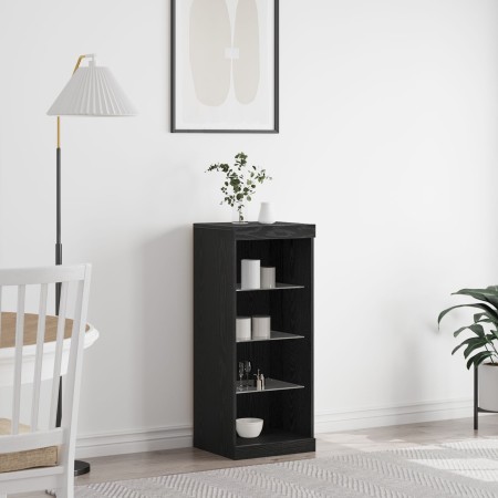 Consola con Luces LED Roble Negro 41x37x100 cm | Foro24.es | Tu tienda online para hogar, jardín y más Foro24.es