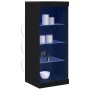Consola con Luces LED Roble Negro 41x37x100 cm | Foro24.es | Tu tienda online para hogar, jardín y más Foro24.es