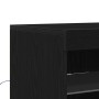 Consola con Luces LED Roble Negro 41x37x100 cm | Foro24.es | Tu tienda online para hogar, jardín y más Foro24.es