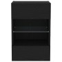 Mueble de TV con LED madera ingeniería roble negro 40x30x60,5cm von , Schränke und Lagerung - Ref: Foro24-863096, Preis: 56,8...