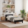 Estructura de cama con luces LED madera roble negro 90x190 cm | Foro24.es | Tu tienda online para hogar, jardín y más Foro24.es