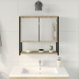 Mueble espejo de baño madera ingeniería roble sonoma 60x16x60cm von , Badezimmerwaschtische - Ref: Foro24-864340, Preis: 60,7...
