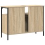 Mueble de lavabo madera de ingeniería roble sonoma 80x30x60 cm | Foro24.es | Tu tienda online para hogar, jardín y más Foro24.es