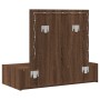 Mesa tocador colgante de pared con luces LED marrón roble von , Schlafzimmerkommoden - Ref: Foro24-865232, Preis: 104,76 €, R...
