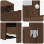 Mesa tocador colgante de pared con luces LED marrón roble von , Schlafzimmerkommoden - Ref: Foro24-865232, Preis: 104,76 €, R...