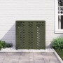 Cubierta de aire acondicionado acero verde oliva 110x50x105 cm by , Accessories for heating radiators - Ref: Foro24-865914, P...