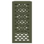 Cubierta de aire acondicionado acero verde oliva 110x50x105 cm by , Accessories for heating radiators - Ref: Foro24-865914, P...