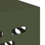 Cubierta de aire acondicionado acero verde oliva 110x50x105 cm by , Accessories for heating radiators - Ref: Foro24-865914, P...
