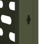 Cubierta de aire acondicionado acero verde oliva 110x50x105 cm by , Accessories for heating radiators - Ref: Foro24-865914, P...