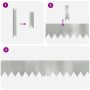 Bordes para césped 10 piezas acero galvanizado 100x0,5x15 cm by , Garden edging and edging - Ref: Foro24-865938, Price: 54,18...