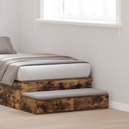 Cajones de cama madera ingeniería roble ahumado 80x36,5x16,5 cm | Foro24.es | Tu tienda online para hogar, jardín y más Foro24.es