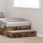 Cajones de cama madera ingeniería roble ahumado 80x36,5x16,5 cm | Foro24.es | Tu tienda online para hogar, jardín y más Foro24.es