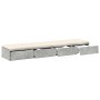 Cajones para Cama Gris Concreto 150x36,5x16,5 cm Madera Elaborada | Foro24.es | Tu tienda online para hogar, jardín y más Foro24.es