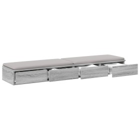 Comprar Cajones de cama en gris Sonoma