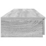 Cajones de cama en gris Sonoma, 150x36,5x16,5 cm, de madera ingenierizada de , Mesitas de noche - Ref: Foro24-866960, Precio:...