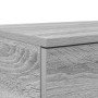 Cajones de cama en gris Sonoma, 150x36,5x16,5 cm, de madera ingenierizada de , Mesitas de noche - Ref: Foro24-866960, Precio:...
