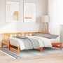 Sofá cama extensible sin colchón marrón cera 2x(80x200) cm | Foro24.es | Tu tienda online para hogar, jardín y más Foro24.es