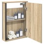 Gabinete de Espejo Roble Natural Tablero de partículas, vidrio, metal by , bathroom vanities - Ref: Foro24-868041, Price: 49,...