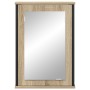 Gabinete de Espejo Roble Natural Tablero de partículas, vidrio, metal by , bathroom vanities - Ref: Foro24-868041, Price: 49,...