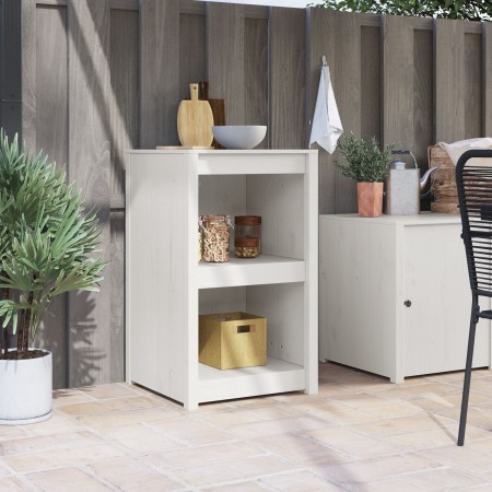 Gabinete de Cocina Exterior Blanco 55x55x92 cm Madera Maciza de Pino | Foro24.es | Tu tienda online para hogar, jardín y más Foro24.es