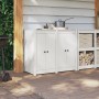 Puertas de Cocina Exteriores 2 pcs Blancas 50x9x82 cm de Madera Maciza de Pino | Foro24.es | Tu tienda online para hogar, jardín y más Foro24.es