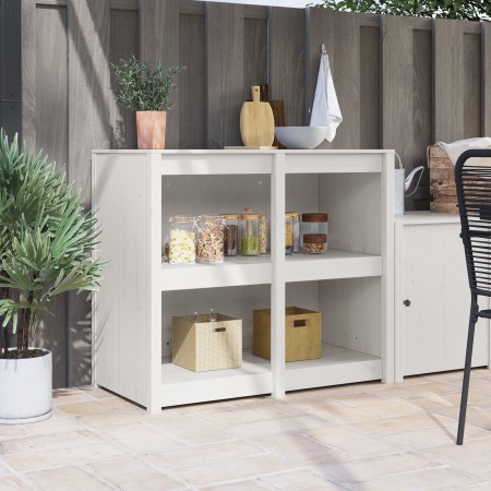 Gabinete de Cocina Exterior Blanco 106x55x92 cm Madera Maciza de Pino | Foro24.es | Tu tienda online para hogar, jardín y más Foro24.es