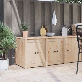 Gabinete de Cocina Exterior 106x55x64 cm Madera Sólida de Pino by , Kitchen cabinets - Ref: Foro24-868181, Price: 235,62 €, D...