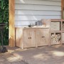 Gabinete de Cocina Exterior 106x55x64 cm Madera Sólida de Pino by , Kitchen cabinets - Ref: Foro24-868181, Price: 235,62 €, D...