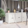 Gabinete de Cocina Exterior Blanco 106x55x64 cm Madera Maciza de Pino | Foro24.es | Tu tienda online para hogar, jardín y más Foro24.es