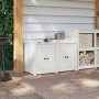 Gabinete de Cocina Exterior Blanco 106x55x64 cm Madera Maciza de Pino | Foro24.es | Tu tienda online para hogar, jardín y más Foro24.es