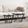 Mesas Laterales 2 pcs Negro Madera Ingenerizada | Foro24.es | Tu tienda online para hogar, jardín y más Foro24.es