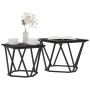 Mesas Laterales 2 pcs Negro Madera Ingenerizada | Foro24.es | Tu tienda online para hogar, jardín y más Foro24.es