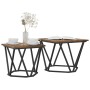 Set de 2 Mesas Laterales de Madera Ingeneriada de Roble Ahumado | Foro24.es | Tu tienda online para hogar, jardín y más Foro24.es